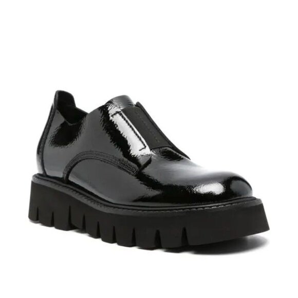 PEDRO GARCIA Silvia Platform Loafers Size 41 11 Black Patent Leather NEW - Picture 3 of 15